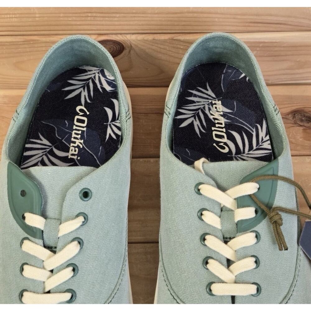 Olukai Tradewind Island Lace Up Boat Beach Bamboo Shoes Mens 11 NEW Fast Ship - Picture 10 of 10
